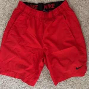 Nike Bright Red Athletic Shorts